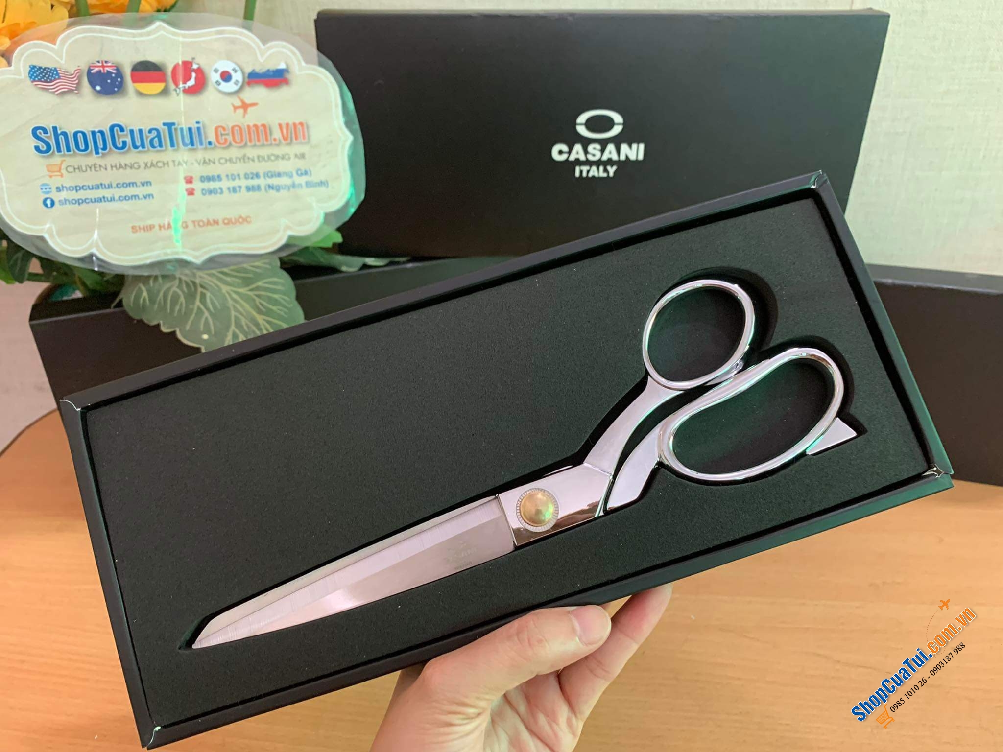 Kéo đa năng cao cấp Casani Italy - có cắt từ thịt cá cho đến rau củ… rất ngọt và bén