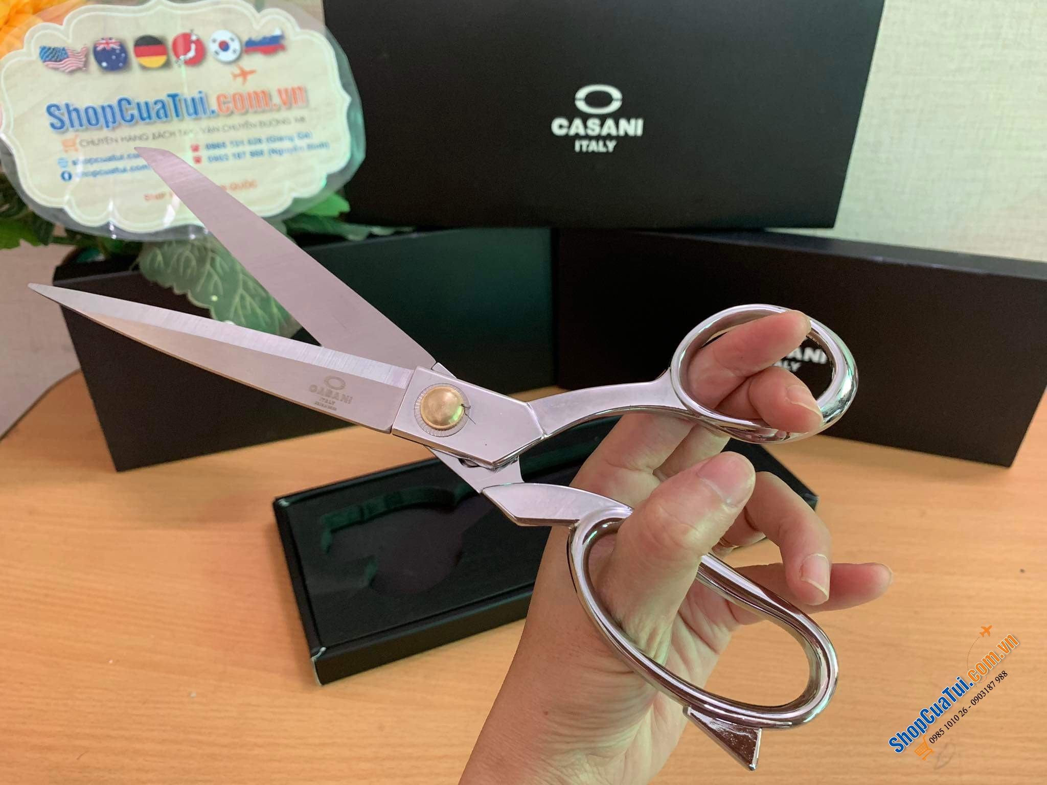 Kéo đa năng cao cấp Casani Italy - có cắt từ thịt cá cho đến rau củ… rất ngọt và bén