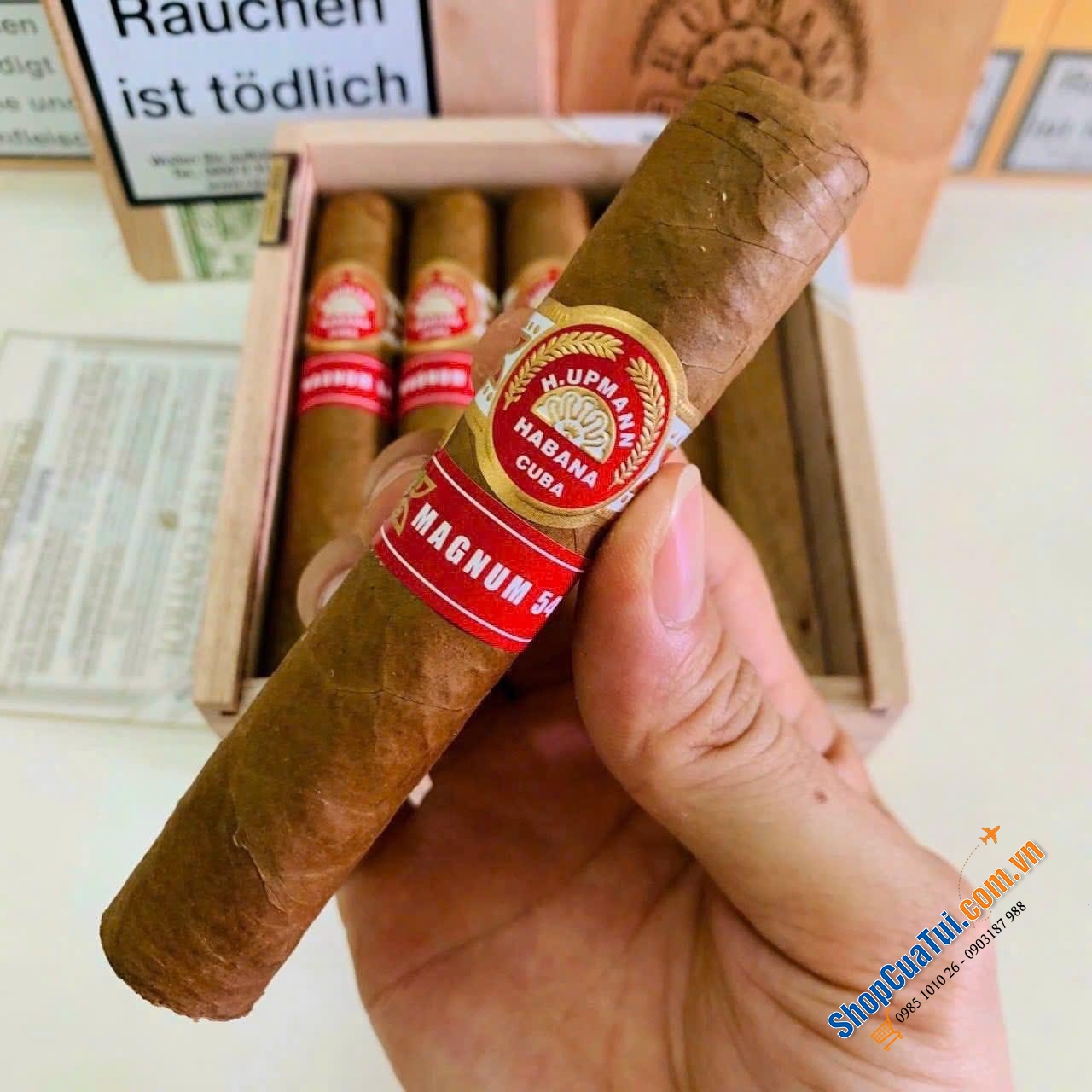 Cigar H.Upmann Magnum 54 – 10 điếu xì gà với hương vị nhẹ nhàng, vị kem tinh khiết