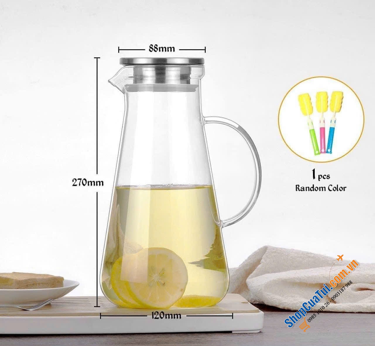 BÌNH ĐỰNG NƯỚC SODASWEET 2,2L có tay cầm made in Germany nội địa Đức