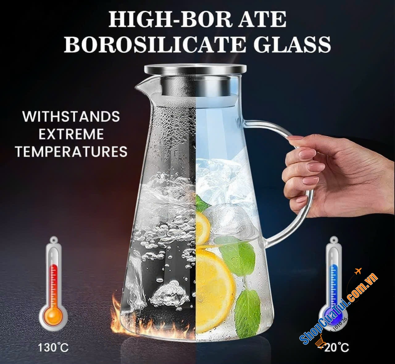 BÌNH ĐỰNG NƯỚC SODASWEET 2,2L có tay cầm made in Germany nội địa Đức