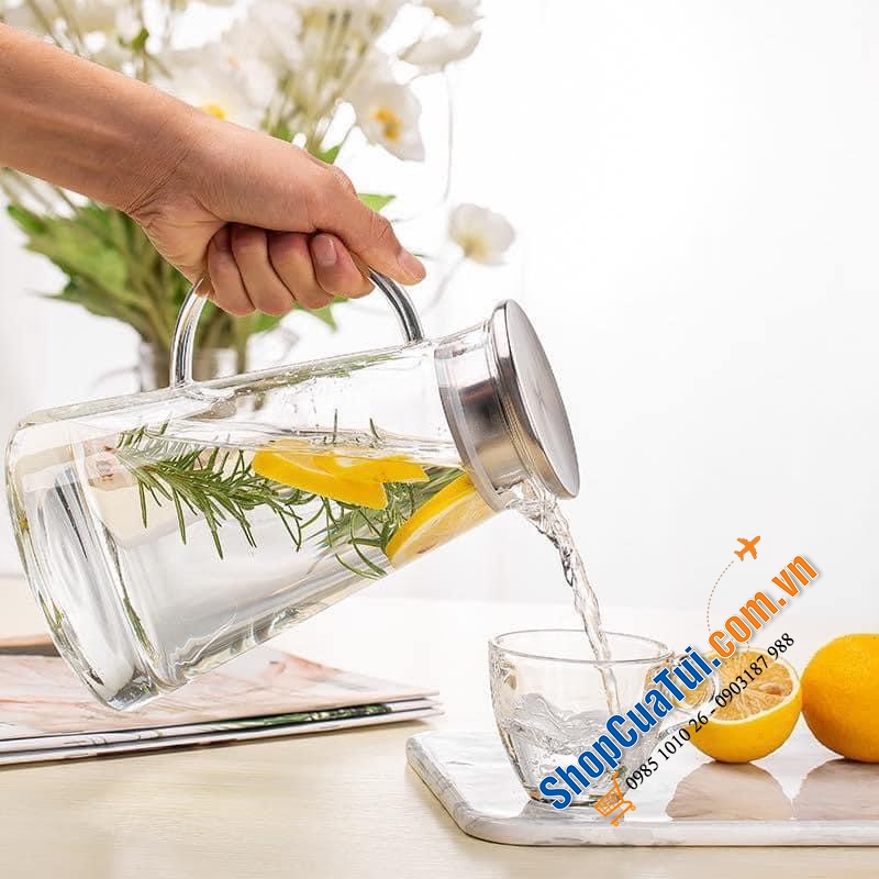 BÌNH ĐỰNG NƯỚC SODASWEET 2,2L có tay cầm made in Germany nội địa Đức