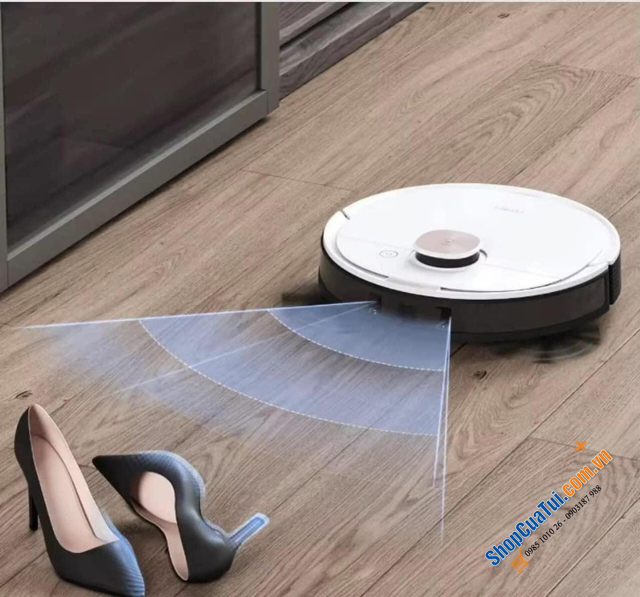 Robot hút bụi lau nhà Ecovacs Deebot N10 - Phiên bản nâng cấp và thay thế hoàn toàn Ecovacs Ozmo 950 với công suất gấp 3 lần Ozmo 950