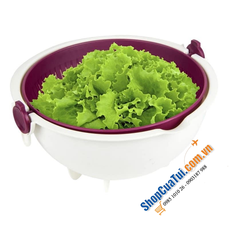 RỔ QUAY RAU SALAT CONCEPT COOK 2 in 1.