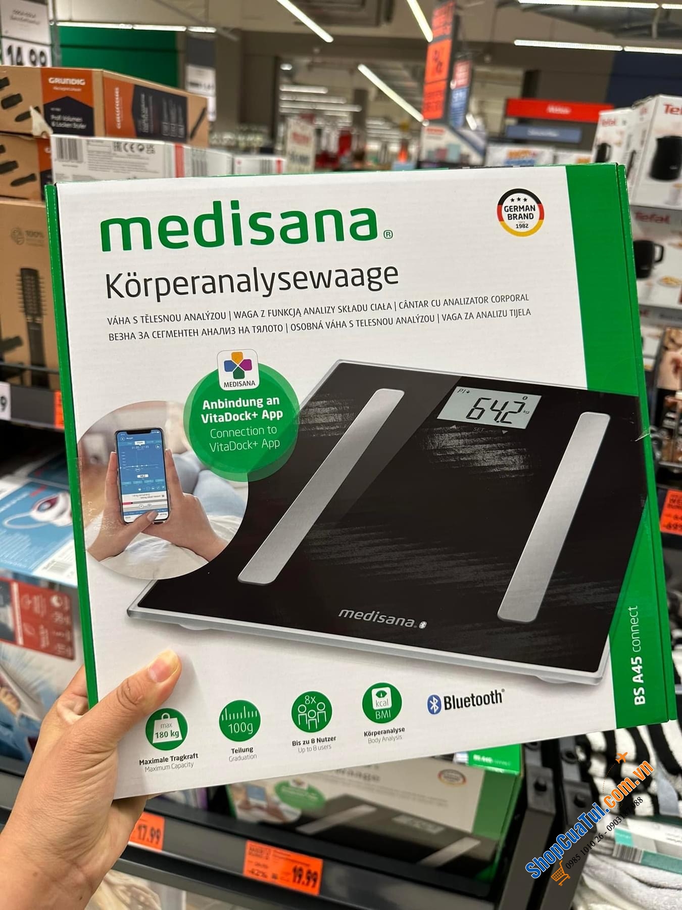 Cân sức khỏe Medisana BS A45.