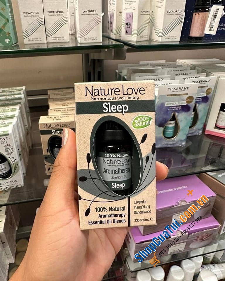 Tinh dầu nguyên chất cực tốt cho sức khỏe Nature Love và Tisserand - hàng nội địa Đức.