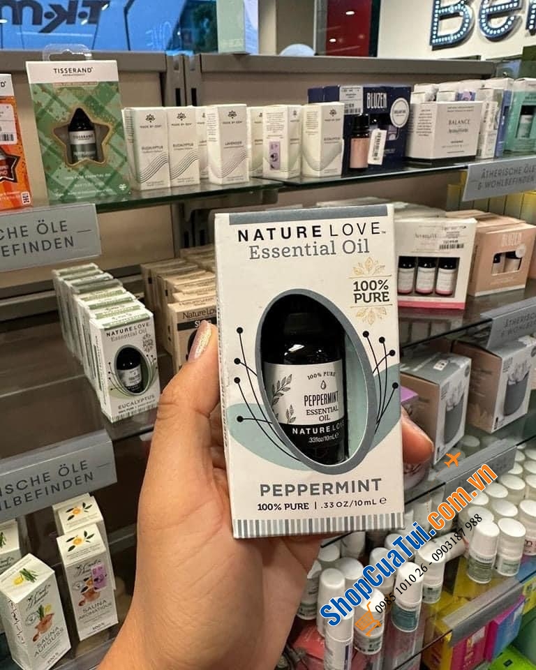 Tinh dầu nguyên chất cực tốt cho sức khỏe Nature Love và Tisserand - hàng nội địa Đức.