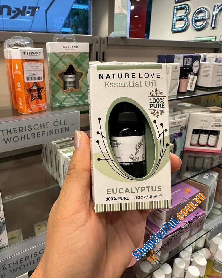 Tinh dầu nguyên chất cực tốt cho sức khỏe Nature Love và Tisserand - hàng nội địa Đức.