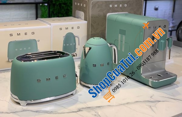 Ấm siêu tốc SMEG KLF03EGMEU Emerald Green 1,7 Lít - Màu xanh ngọc - Màu mới của hãng