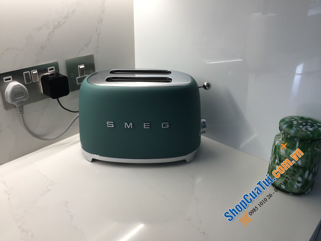 Máy nướng bánh mỳ SMEG TSF01EGMEU Emerald Green - Màu xanh ngọc - Màu mới của hãng