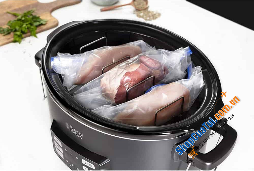 Nồi Nấu Chậm Sousvide Russell Hobbs 25630-56 - Công suất 350W - Dung tích lớn 6,5L Model 2023 xịn sò