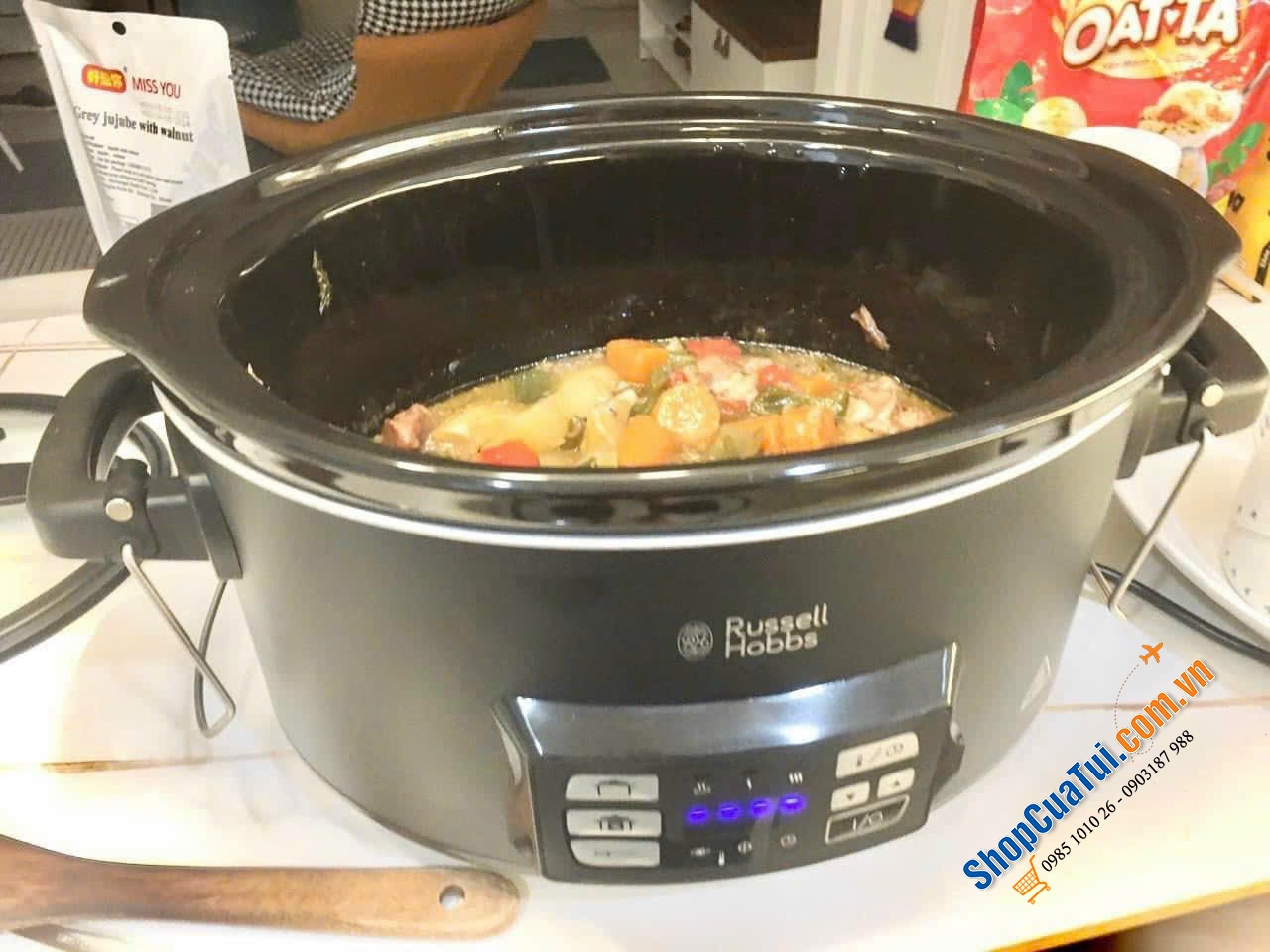 Nồi Nấu Chậm Sousvide Russell Hobbs 25630-56 - Công suất 350W - Dung tích lớn 6,5L Model 2023 xịn sò