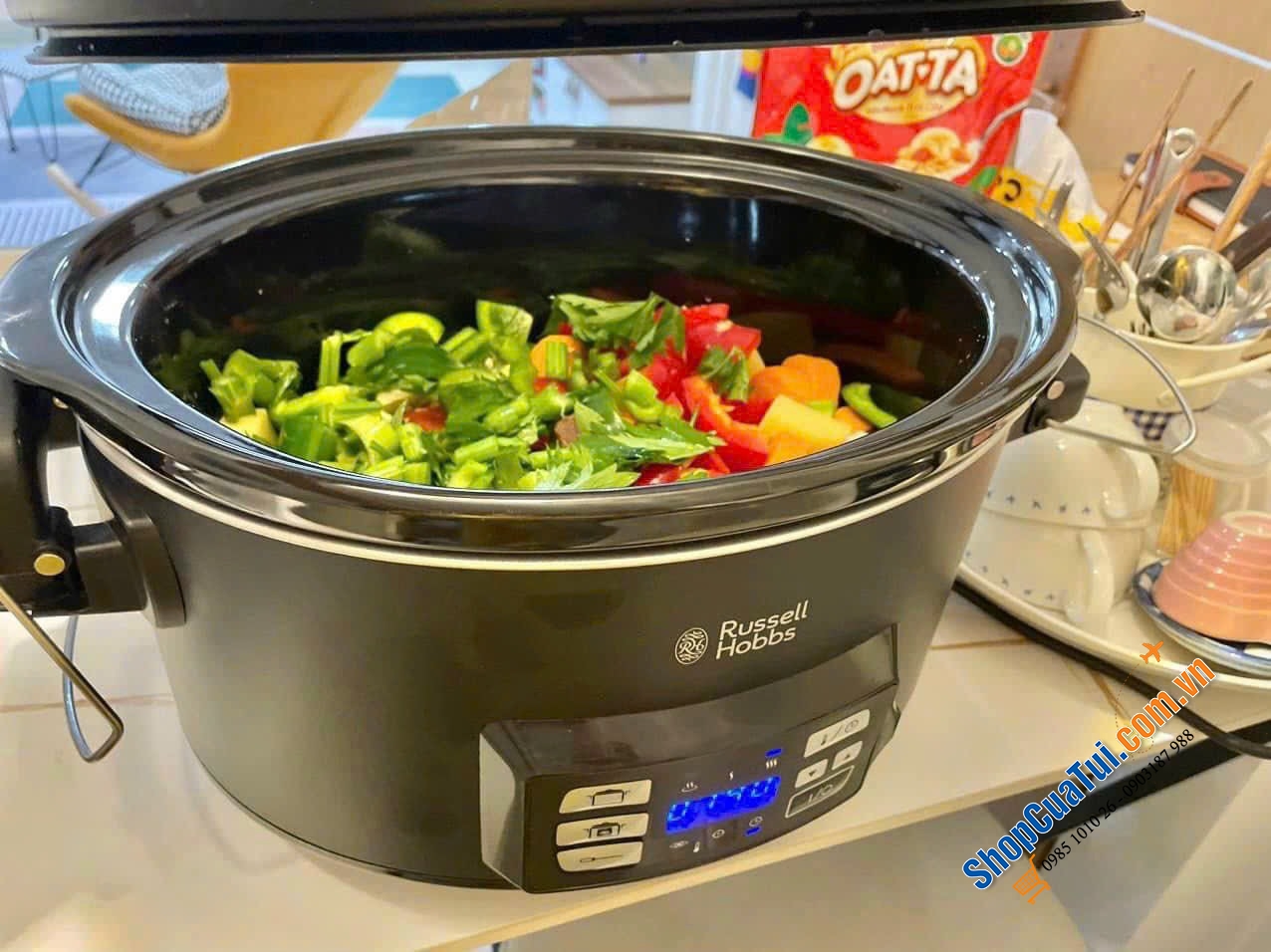 Nồi Nấu Chậm Sousvide Russell Hobbs 25630-56 - Công suất 350W - Dung tích lớn 6,5L Model 2023 xịn sò