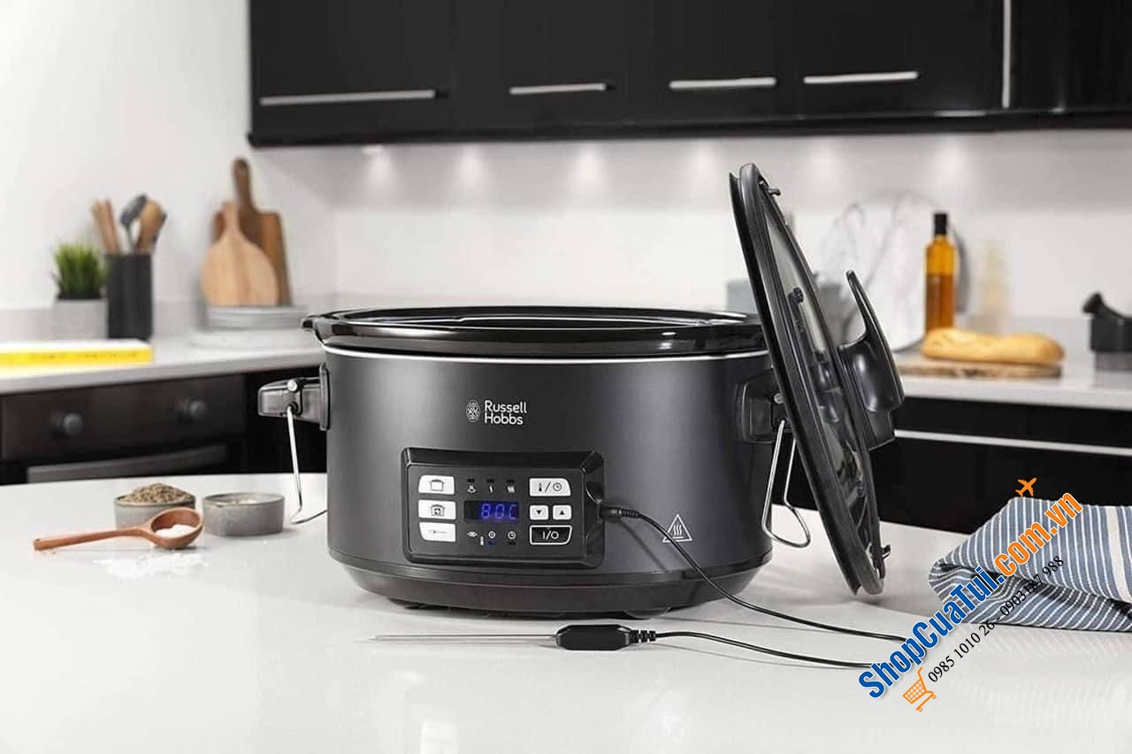 Nồi Nấu Chậm Sousvide Russell Hobbs 25630-56 - Công suất 350W - Dung tích lớn 6,5L Model 2023 xịn sò