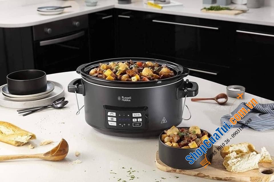 Nồi Nấu Chậm Sousvide Russell Hobbs 25630-56 - Công suất 350W - Dung tích lớn 6,5L Model 2023 xịn sò
