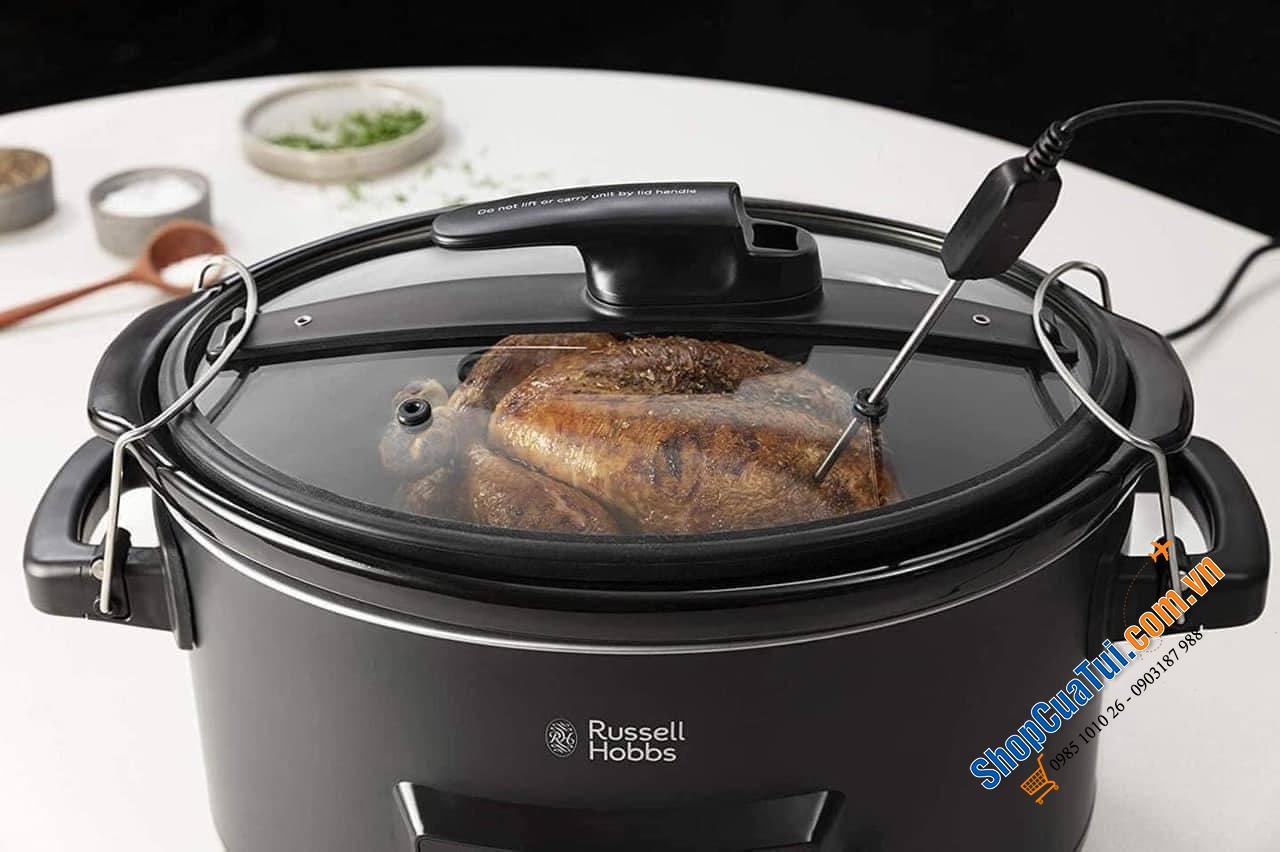 Nồi Nấu Chậm Sousvide Russell Hobbs 25630-56 - Công suất 350W - Dung tích lớn 6,5L Model 2023 xịn sò