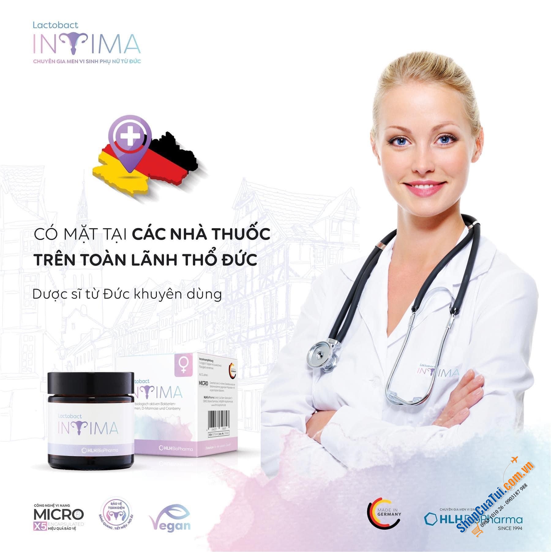 LACTOBACT INTIMA - MEN VI SINH PHỤ NỮ TỪ ĐỨC - GIẢM TÁI PHÁT VIÊM, NẤM, NGỨA VÀ 12 VẤN ĐỀ “CÔ ẤY” THƯỜNG GẶP