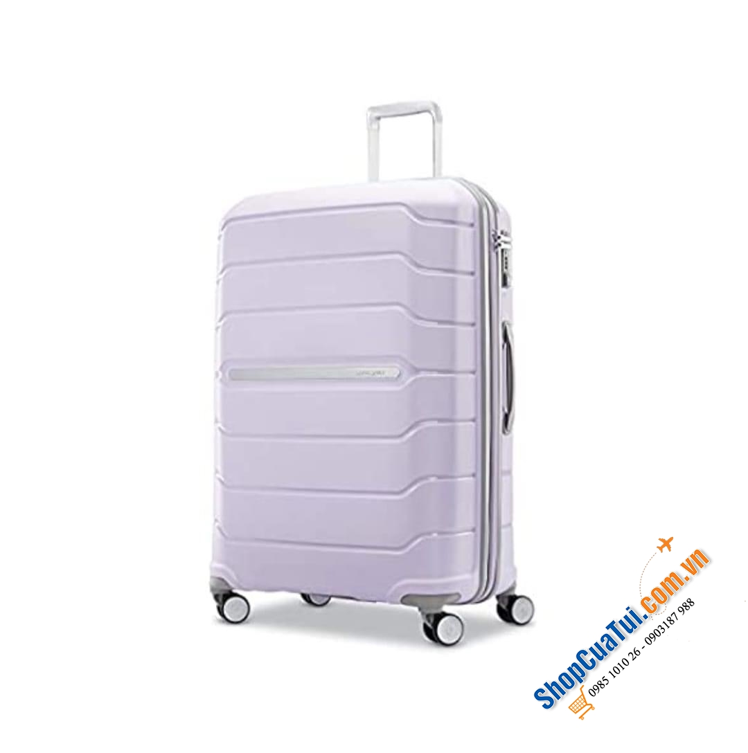 VALI SAMSONITE DÒNG FREEFROM 24 inch MÀU TÍM - MẪU MỚI SÀNH ĐIỆU - Sản xuất tại Thái Lan