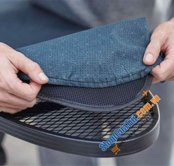 Cầu là - Bàn để ủi đồ chân cao có móc treo cửa Joseph Joseph Glide Plus (Blue) 50006