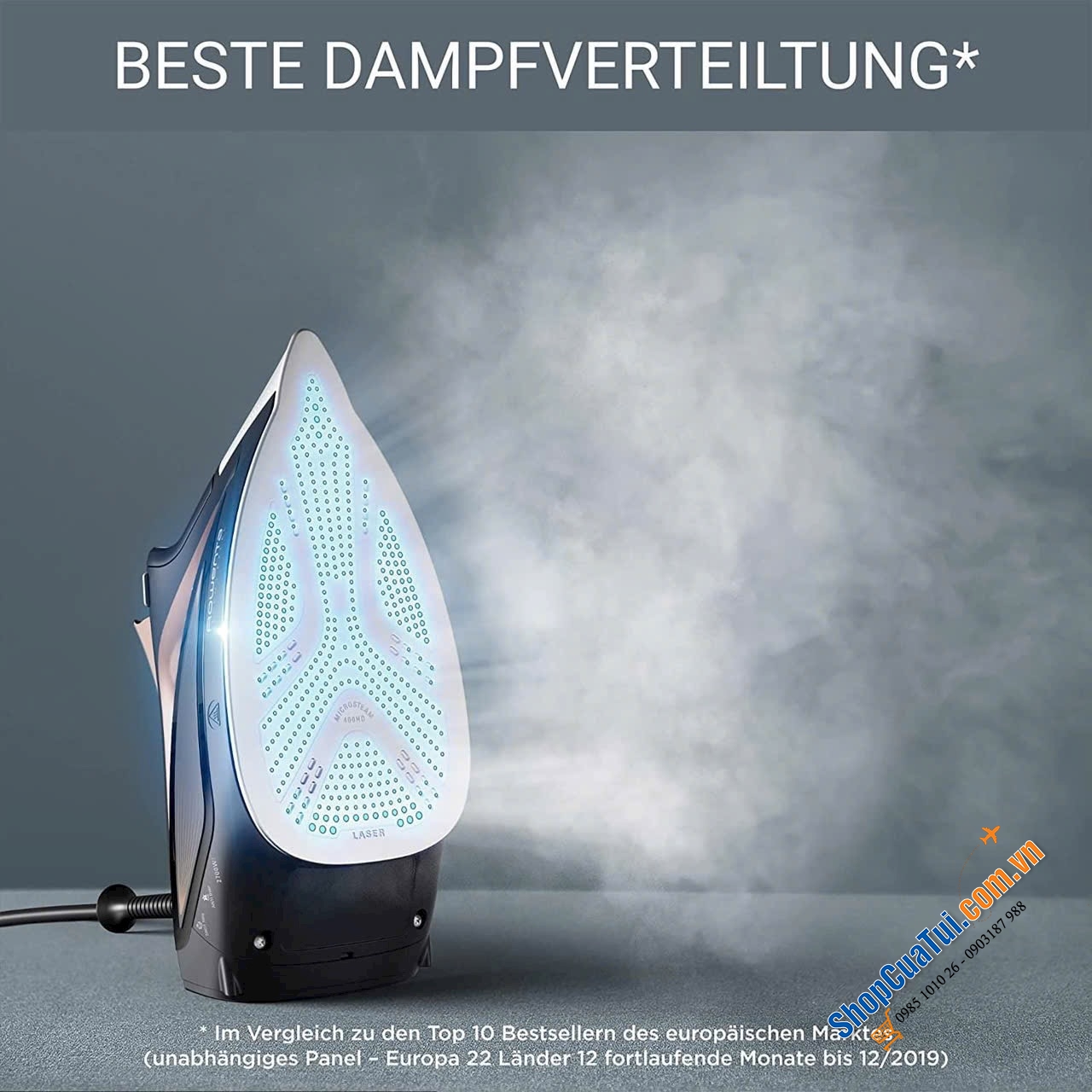 BÀN LÀ HƠI NƯỚC ROWENTA DW5325 công suất 2700w- Made in Germany - sang trọng, thời thượng với công nghệ Microsteam tiên tiến nhất hiện nay