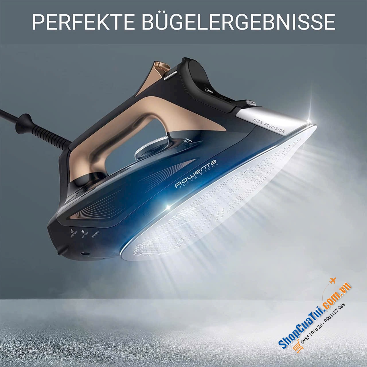 BÀN LÀ HƠI NƯỚC ROWENTA DW5325 công suất 2700w- Made in Germany - sang trọng, thời thượng với công nghệ Microsteam tiên tiến nhất hiện nay