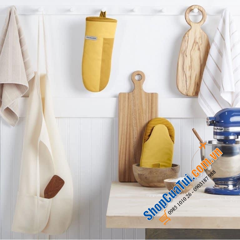 Găng tay lò nướng Kitchenaid về 2 màu vàng và đỏ siêu đẹp