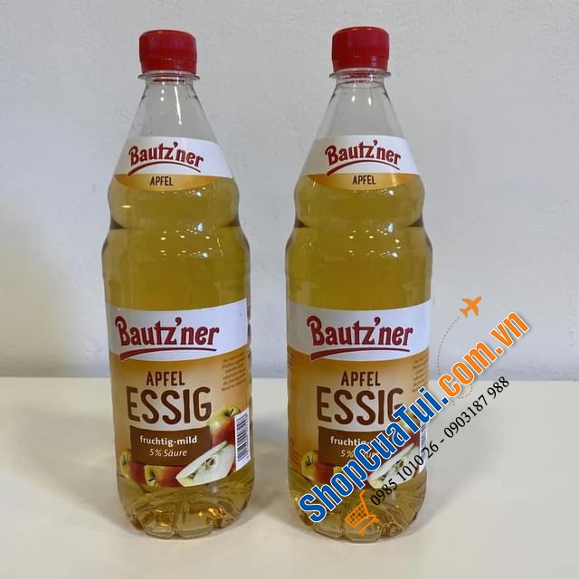 Giấm táo hữu cơ Bautzner APFEL ESSIG.
