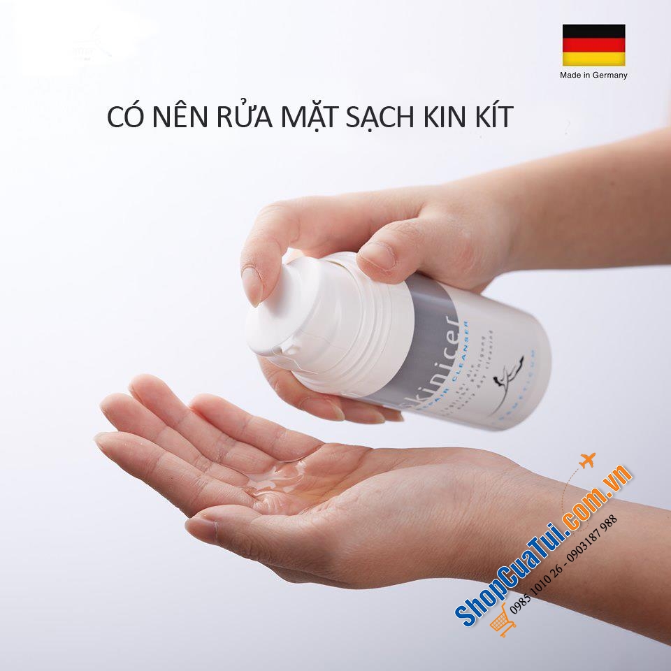 SỮA RỬA MẶT SKINICIER 100ml - Chân ái chăm sóc da mặt hàng đầu tại Đức - Made in Germany