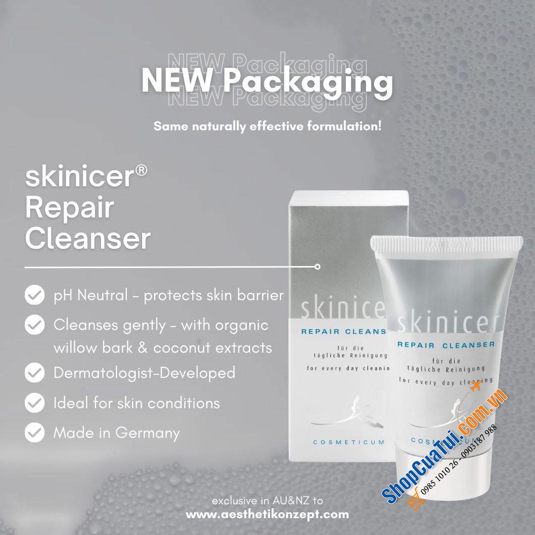 SỮA RỬA MẶT SKINICIER 100ml - Chân ái chăm sóc da mặt hàng đầu tại Đức - Made in Germany
