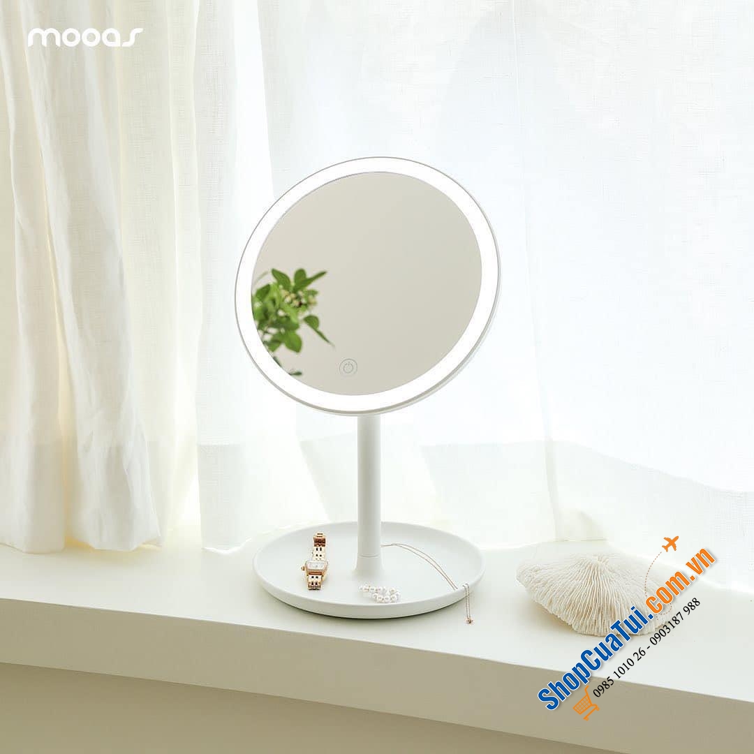 GƯƠNG TRANG ĐIỂM MOOAS - Pure makeup Led Mirror Mooas - hiện đại và tiện lợi dành cho hội chị em