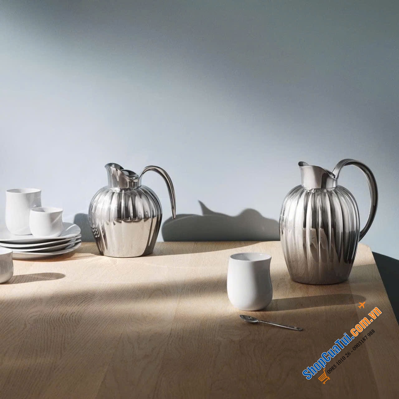 Bình Georg Jensen Bernadotte 1.6 lít - Bình giữ nhiệt, bình nước hoàn hảo của vẻ đẹp tinh tế và công năng sử dụng