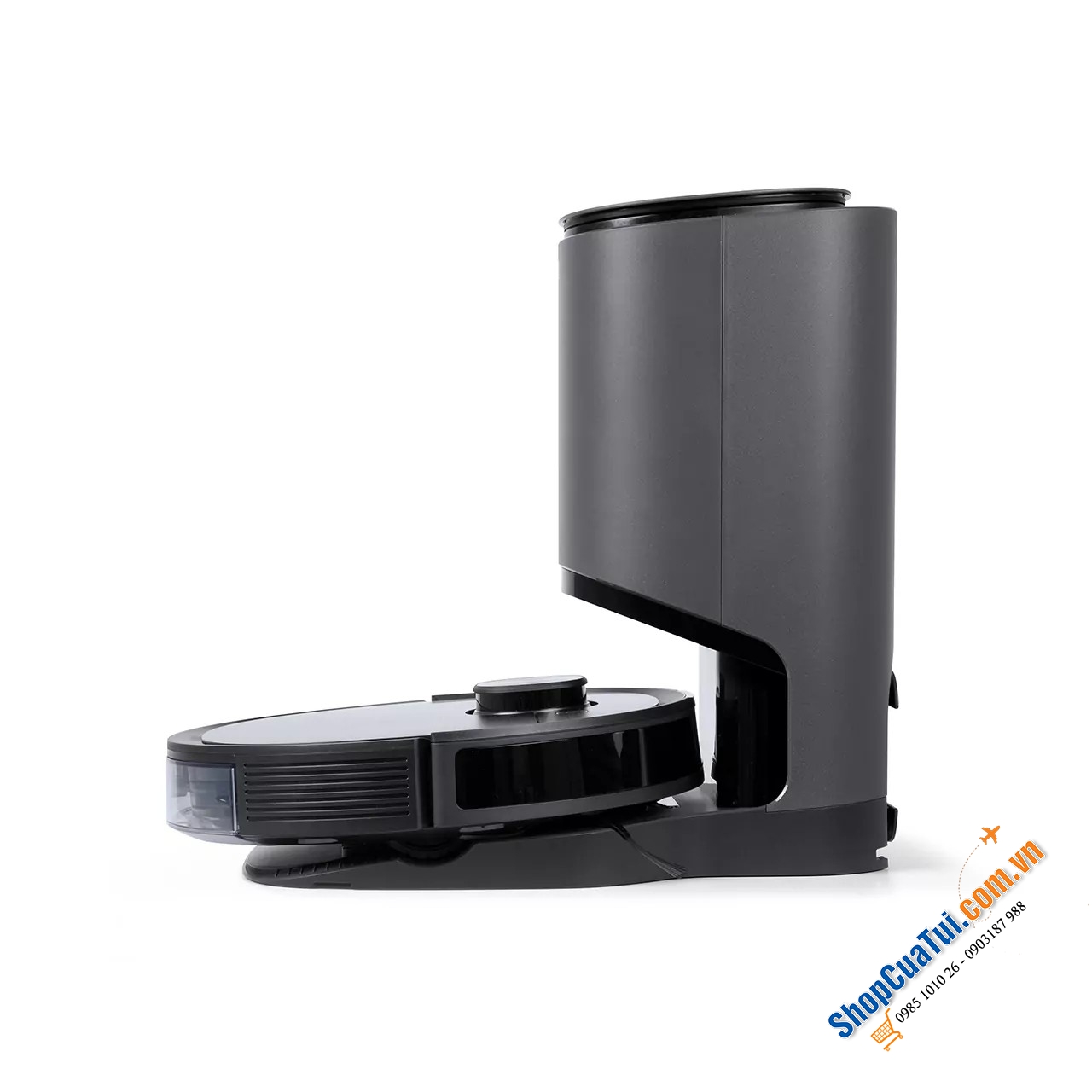 Robot hút bụi lau nhà Ecovacs Deebot Ozmo T8 AIVI PLUS - nhận dạng vật nhanh, tự động đổ rác
