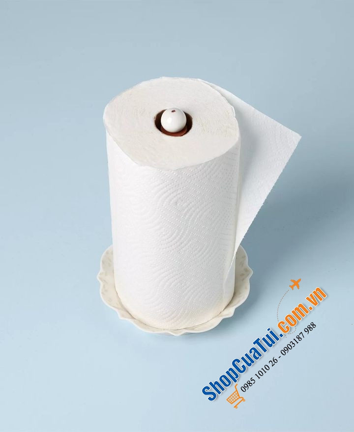 Dụng cụ để giấy nhà bếp Lenox Butterfly Meadow bằng sứ và gỗ