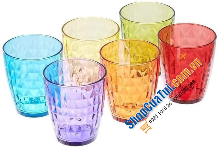 BỘ 6 CỐC MÀU SIÊU ĐẸP CỦA HÃNG TOGNANA.