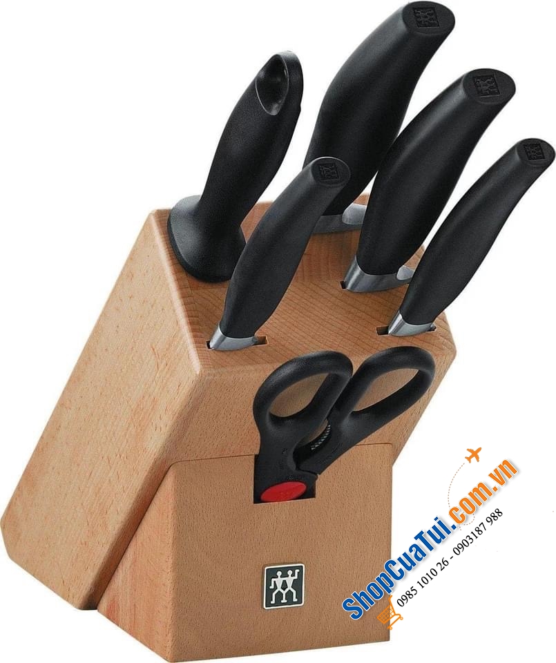 BỘ DAO ZWILLING FIVE STERN 7 món - made in Germany (dòng xịn nhất) - đỉnh của đỉnh cực kỳ xịn sò cho các chị em nội trợ.