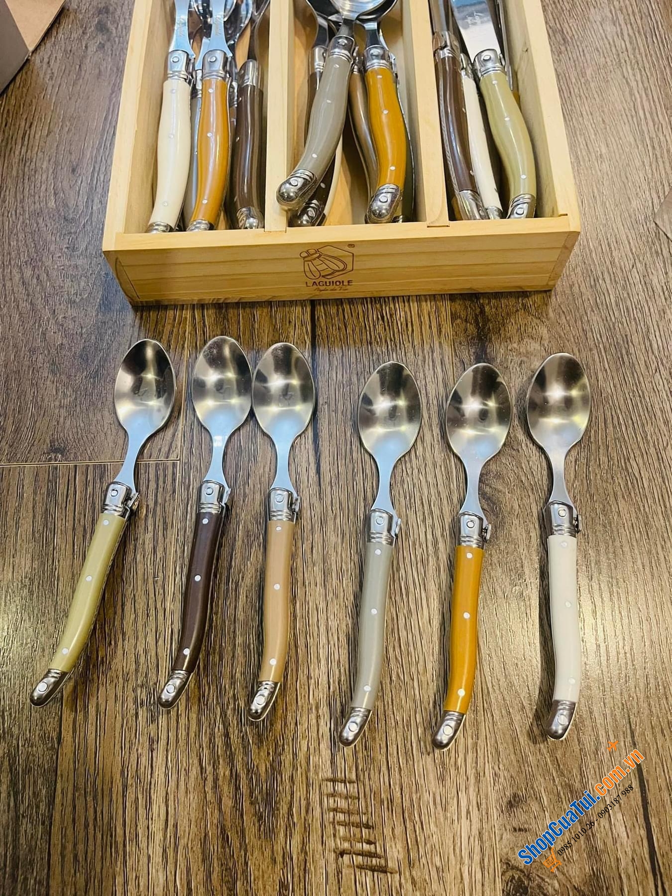 BỘ DAO DĨA THÌA LAGUIOLE 24 MÓN.