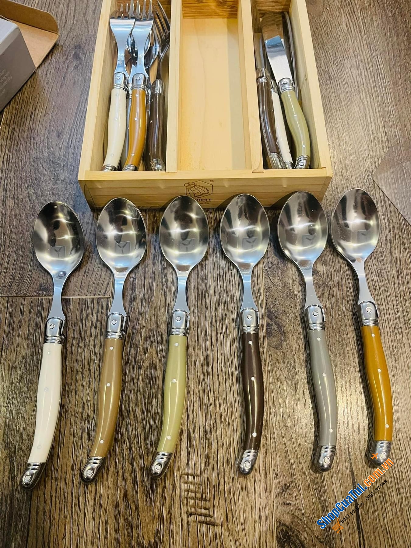 BỘ DAO DĨA THÌA LAGUIOLE 24 MÓN.