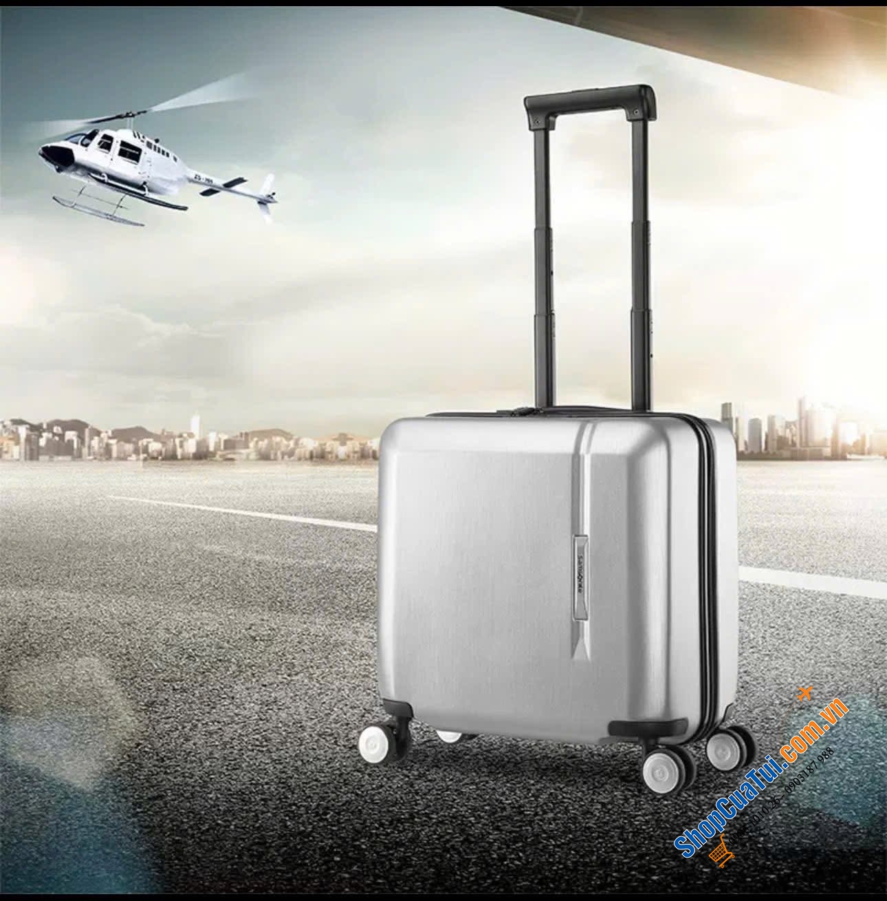 VALI SAMSONITE Novaire 18 inch dòng cao cấp nhà SAMSONITE - VALY NHỎ GỌN SAMSONITE NOVARIE 18 INCH DÒNG CAO CẤP - Cabin
