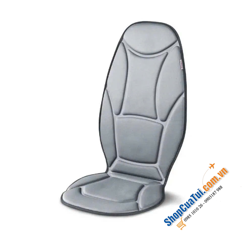 ĐỆM GHẾ MASSAGE Ô TÔ BEURER MG155 - có điều khiển bằng tay cùng bộ sạc chuyên dụng dùng được trên ô tô