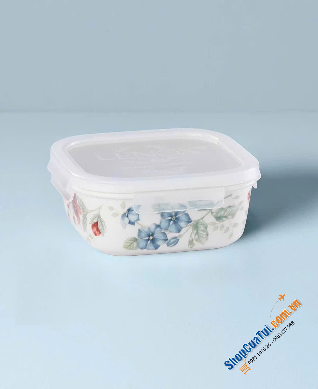 SET 3 HỘP ĐỰNG THỰC PHẨM LENOX BUTTERFLY MEADOW chữ nhật - hình tròn - hình vuông