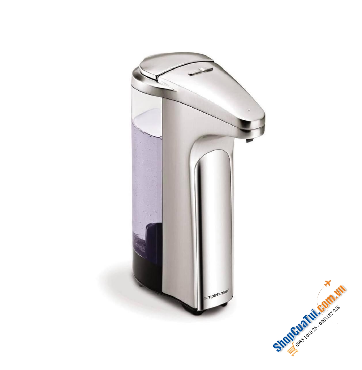 Chiết xà phòng cảm ứng inox SIMPLEHUMAN 237ml.