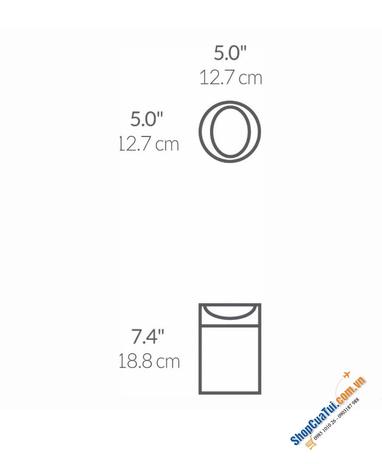 THÙNG RÁC MINI SIMPLEHUMAN 1,5 LIT MÀU ĐỒNG, MÀU TRẮNG, MÀU BẠC