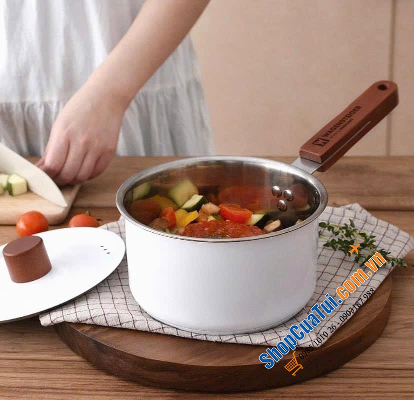 Set 3 nồi WAGENSTEIGER dùng được mọi loại bếp, size 18, 20 và 26cm