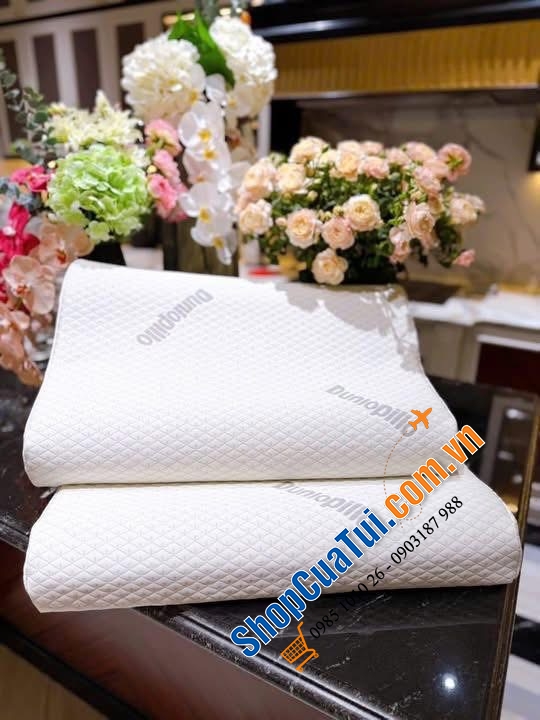 Gối Dunlopillo - chống thoái hoá đốt sống cổ - hàng nội địa Đức - MADE IN POLEN.