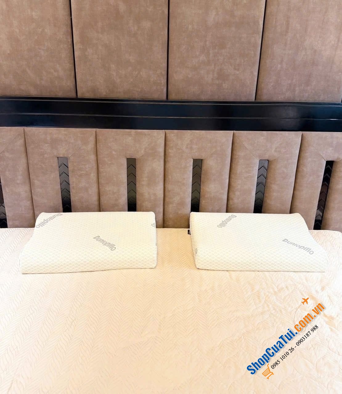 Gối Dunlopillo - chống thoái hoá đốt sống cổ - hàng nội địa Đức - MADE IN POLEN.