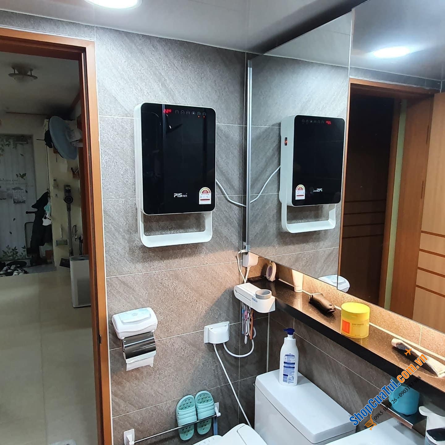 MÁY SƯỞI NHÀ TẮM KIÊM SẤY KHĂN PISNET