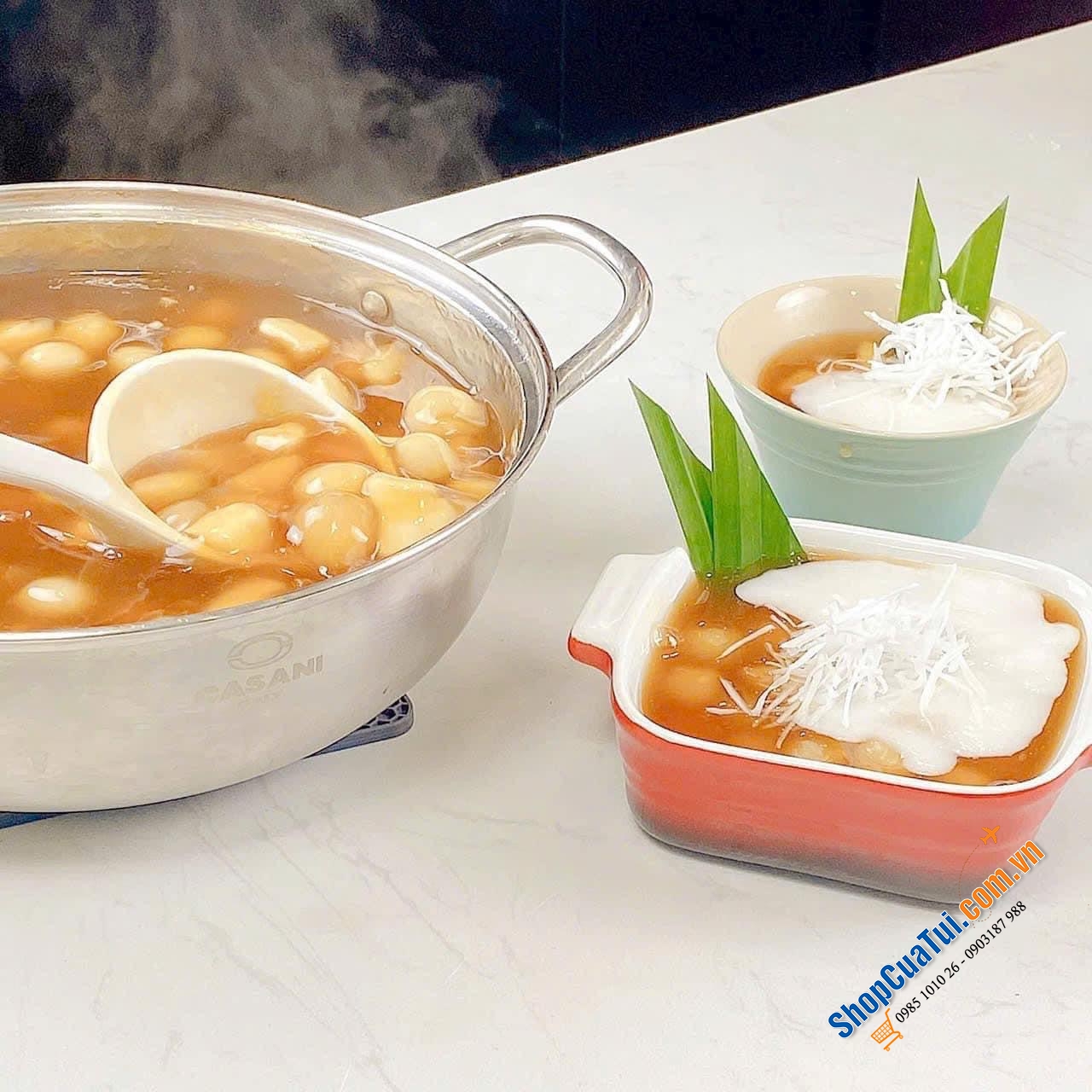 Hấp cả thế giới với XỬNG HẤP 2 TẦNG CASANI 28cm - thương hiệu của Italia