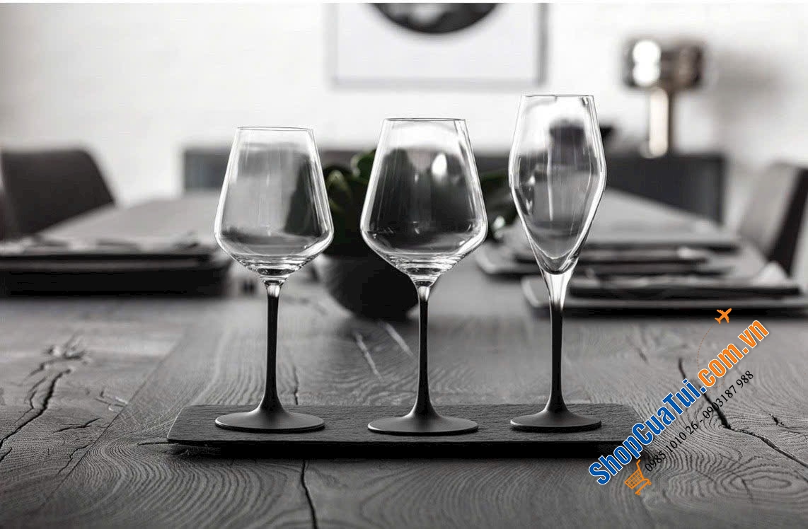 Set 4 Ly Villeroy Boch Rock 290ml , 380ml , 480ml.