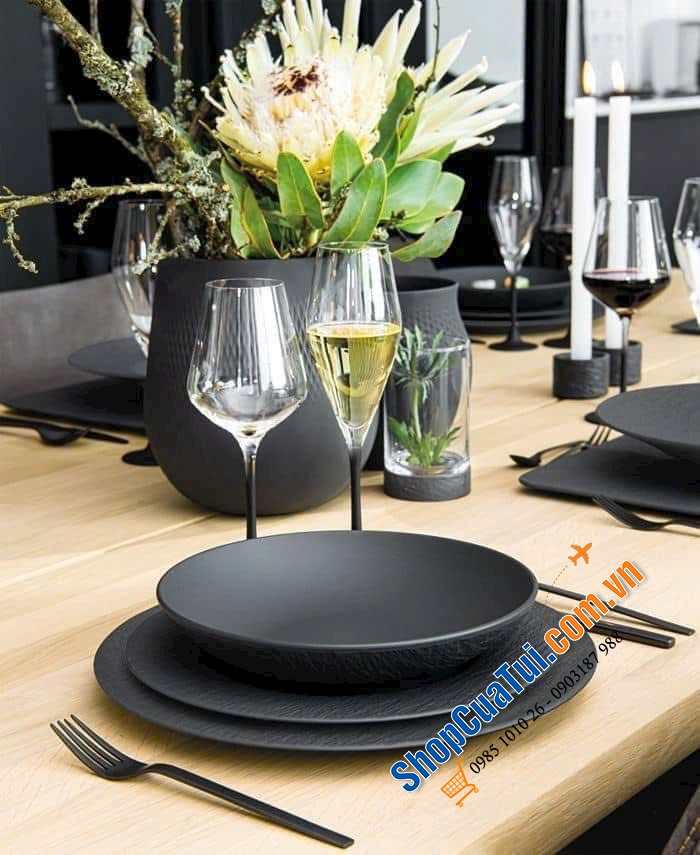 Set 4 Ly Villeroy Boch Rock 290ml , 380ml , 480ml.