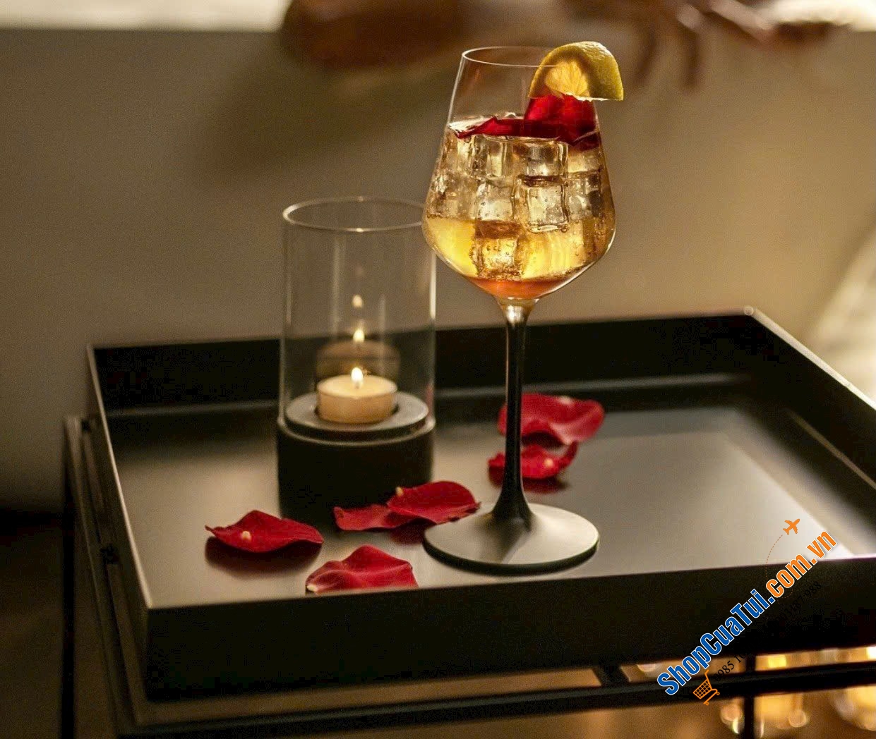 Set 4 Ly Villeroy Boch Rock 290ml , 380ml , 480ml.